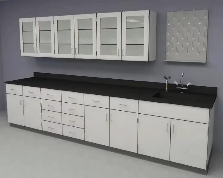 Advanced Wall-Mounted Laboratory Storage - Customizable Research Environment Optimization Model 2