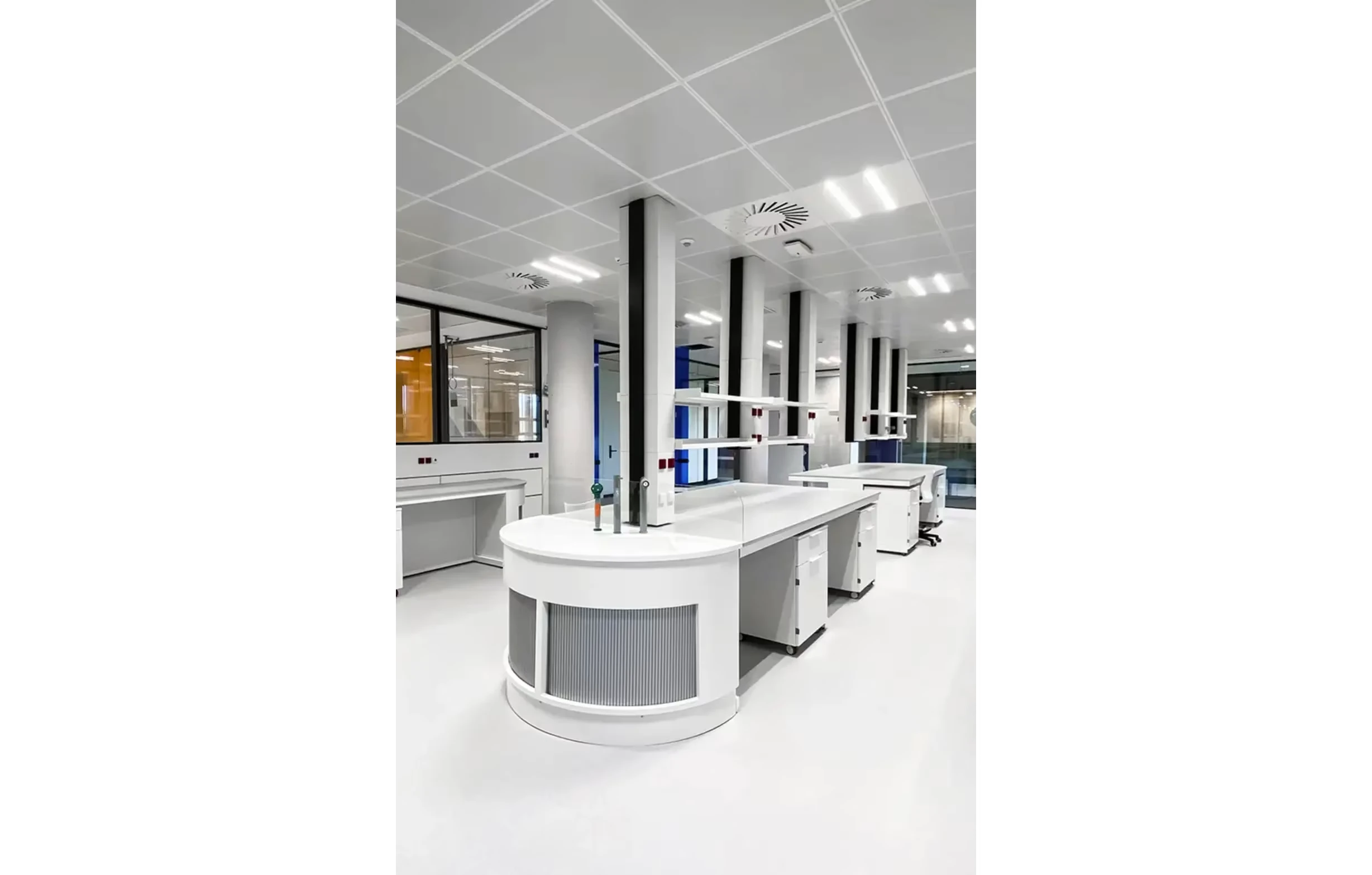 Customizable Metal Laboratory Furniture for Flexible Educational Spaces