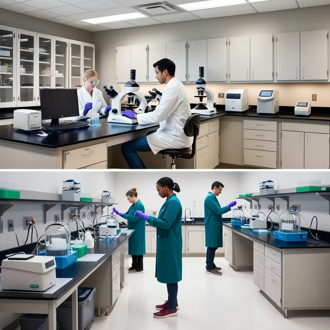Healthcare Laboratory Metal Furniture and Infrastructure Design