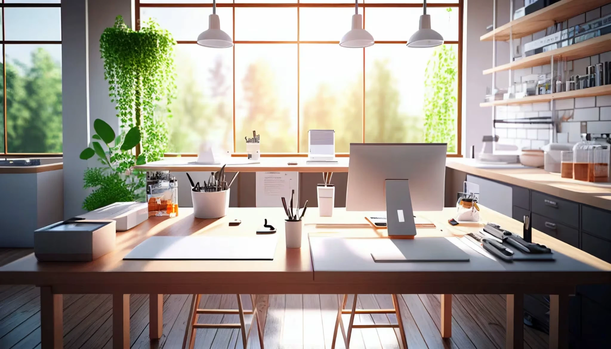 Ergonomic Laboratory Furniture with Advanced Air Filtration