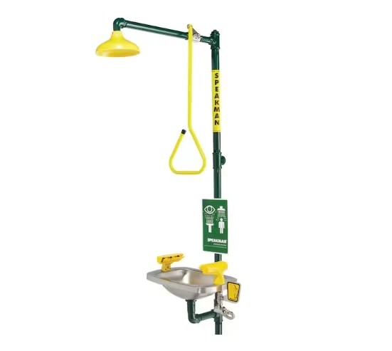 Versatile Chemical Exposure Safety Shower - Flexible Emergency Response Model 2